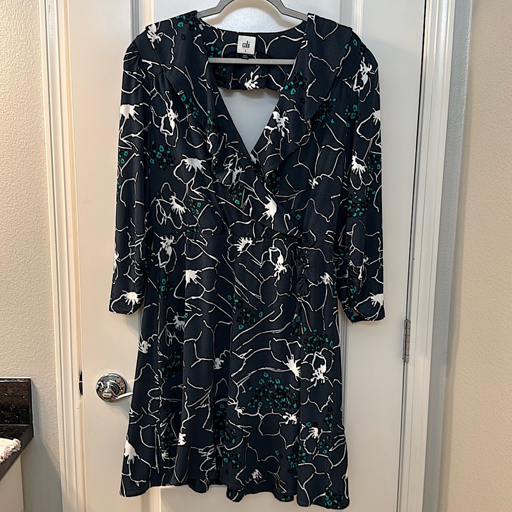 Cabi Ruffle Up Dress, Large